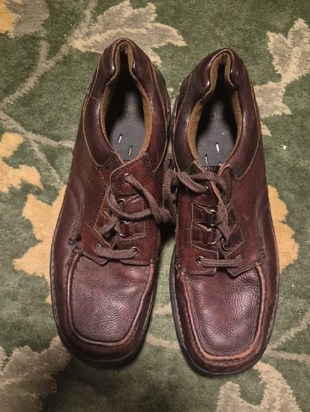 Skechers Men's Dark Brown Leather Chukka Lace-Up Boots
